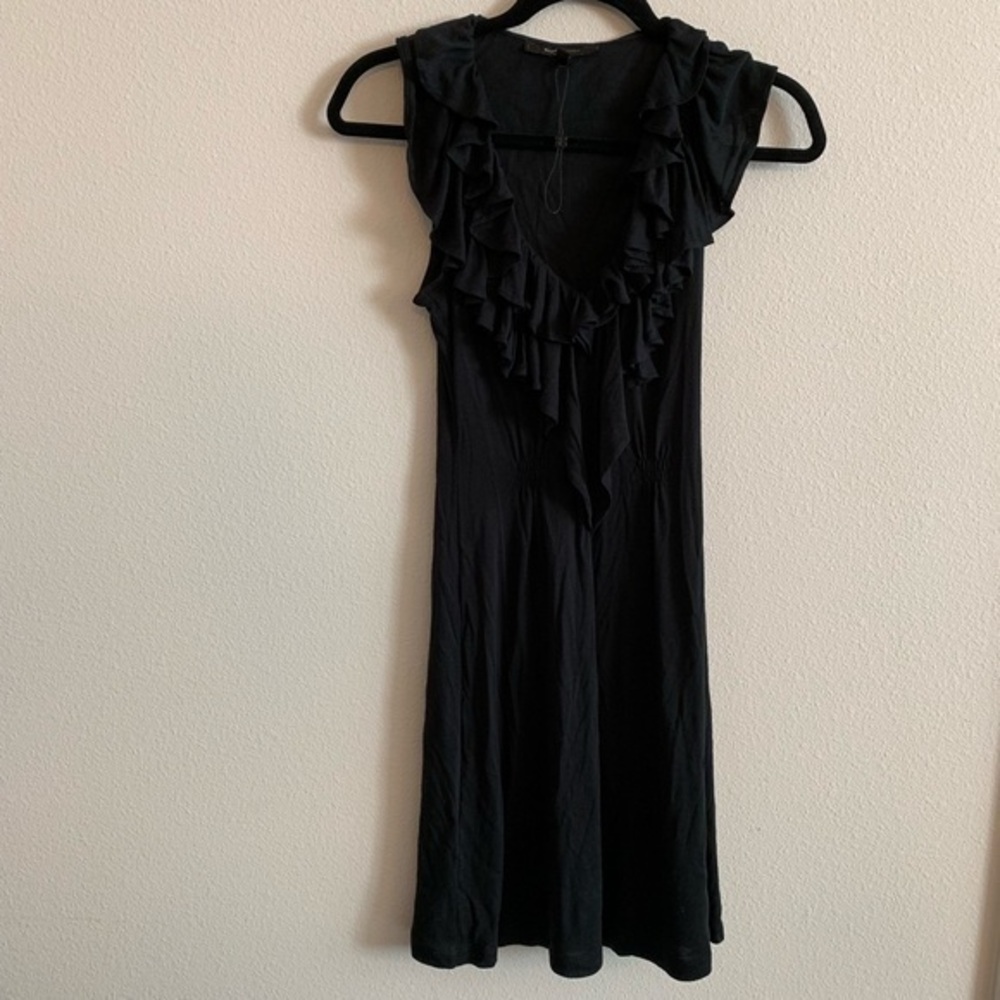 BCBGMaxAzria ruffle jersey tank dress